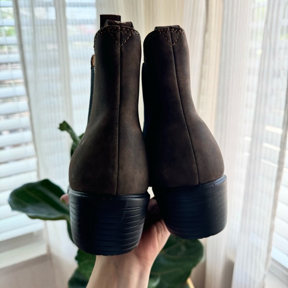 Blundstone Heeled Pull On Boot Rustic Brown Size 10.5 - Picture 5 of 12
